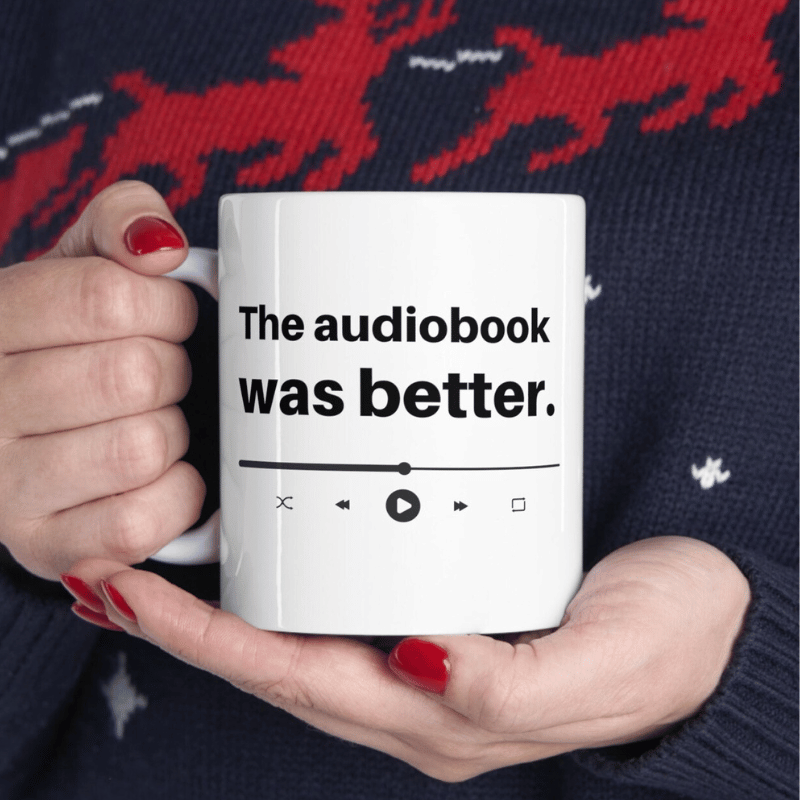 Audiobook mugs